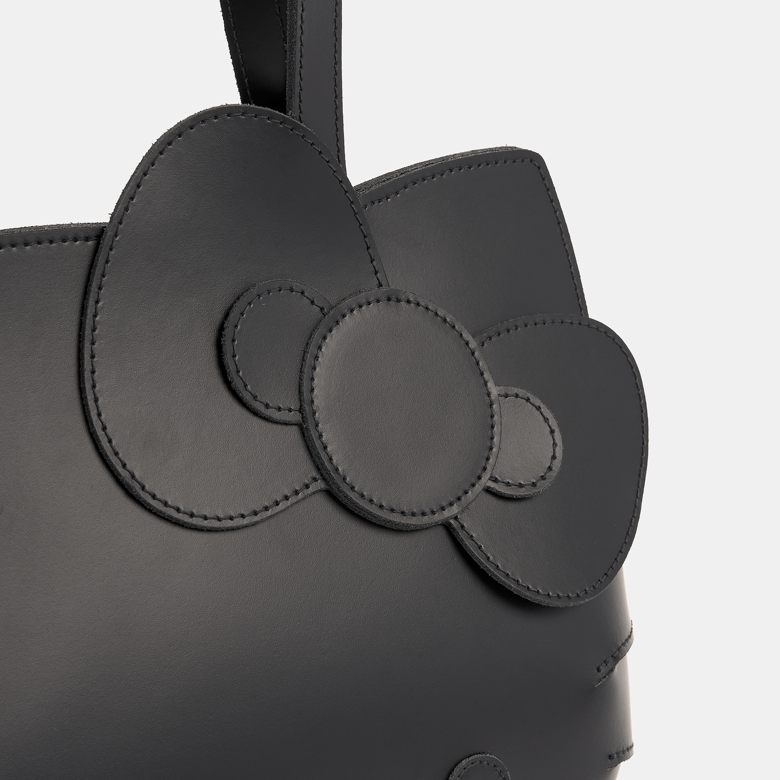 The Hello Kitty Face Tote - Black - Cambridge Satchel