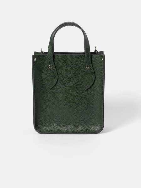 The Mini Tote Racing Green Celtic Grain | 【公式