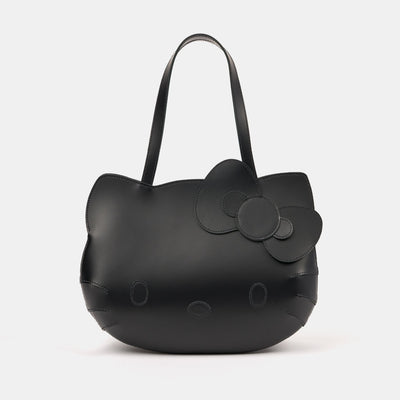 The Hello Kitty Face Tote - Black - Cambridge Satchel