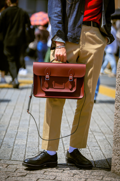 The 15 Inch Batchel -  Oxblood