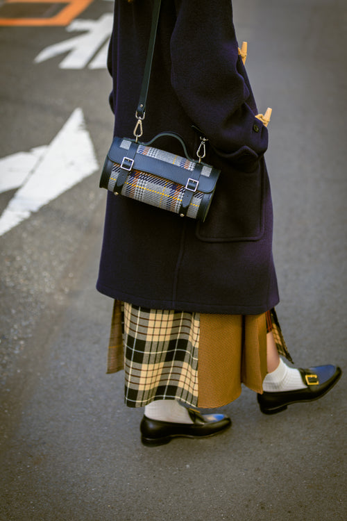 The Bowls Bag - Navy Celtic & Gloverall Grey Check