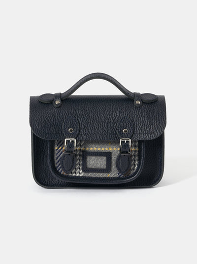 The Mini - Navy Celtic Grain & Gloverall Grey Check