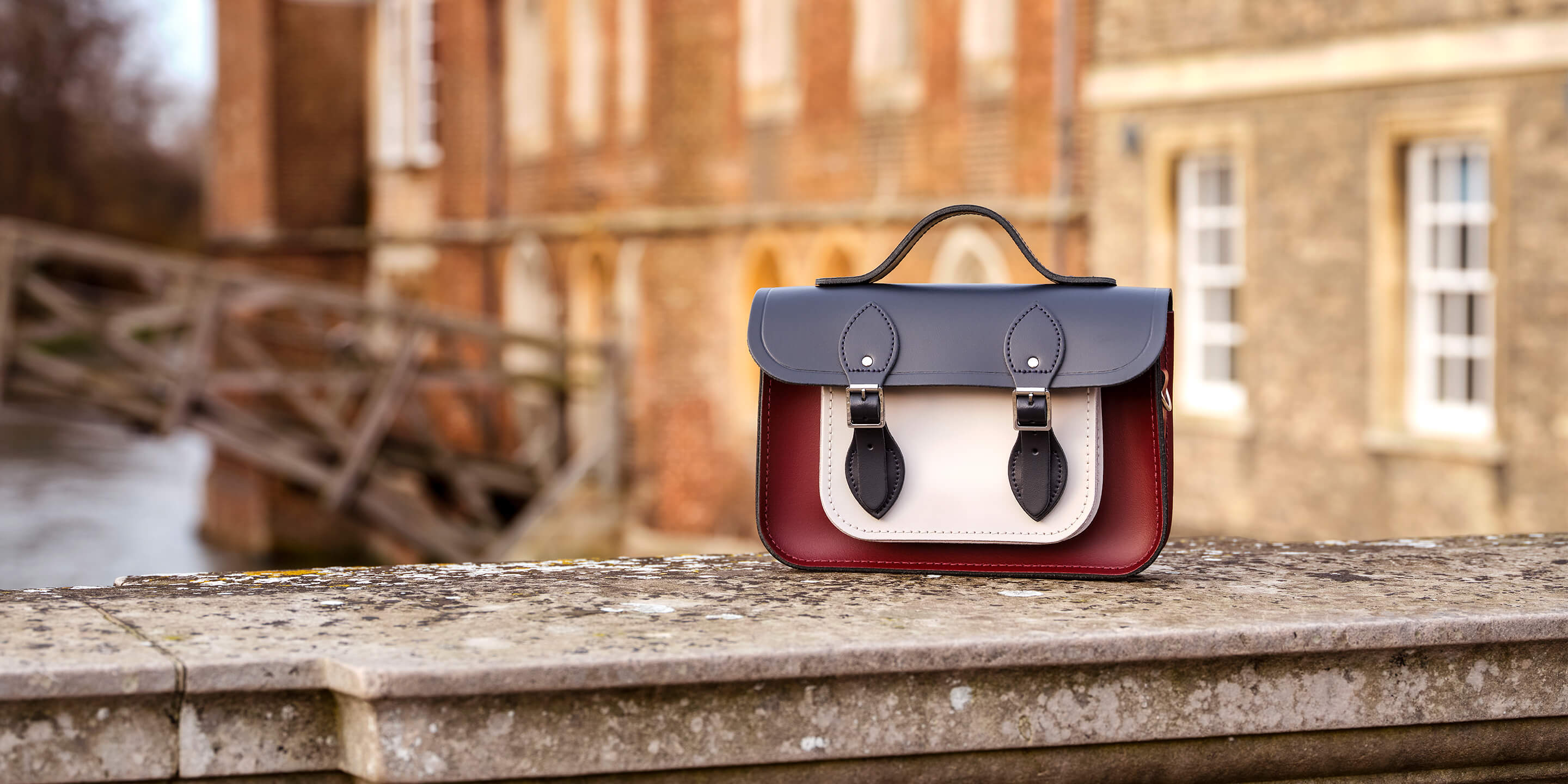 11 Inch Batchel Oxblood Leather Bag | Cambridge Satchel Co.