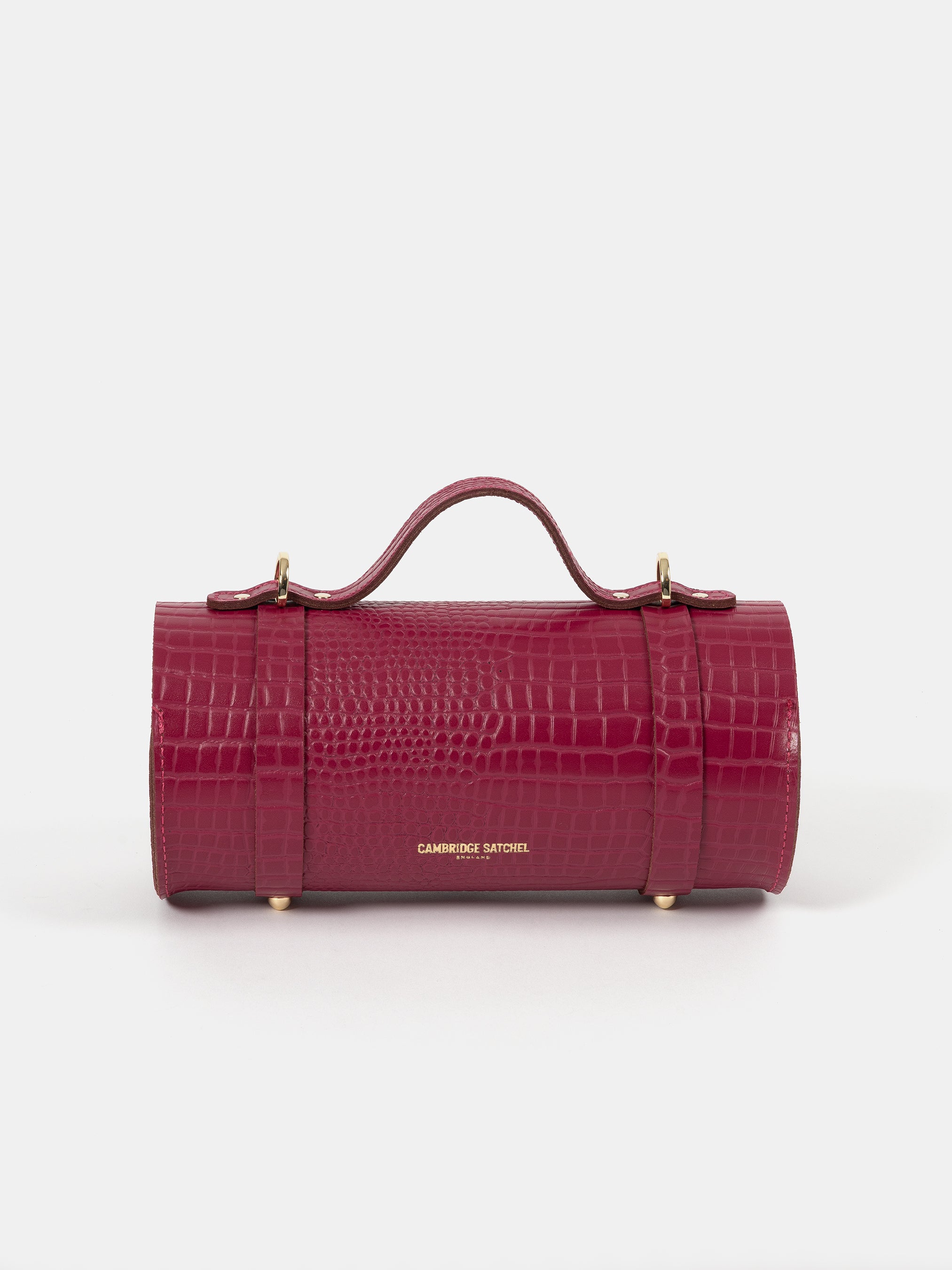 The Bowls Bag - Magenta Croc