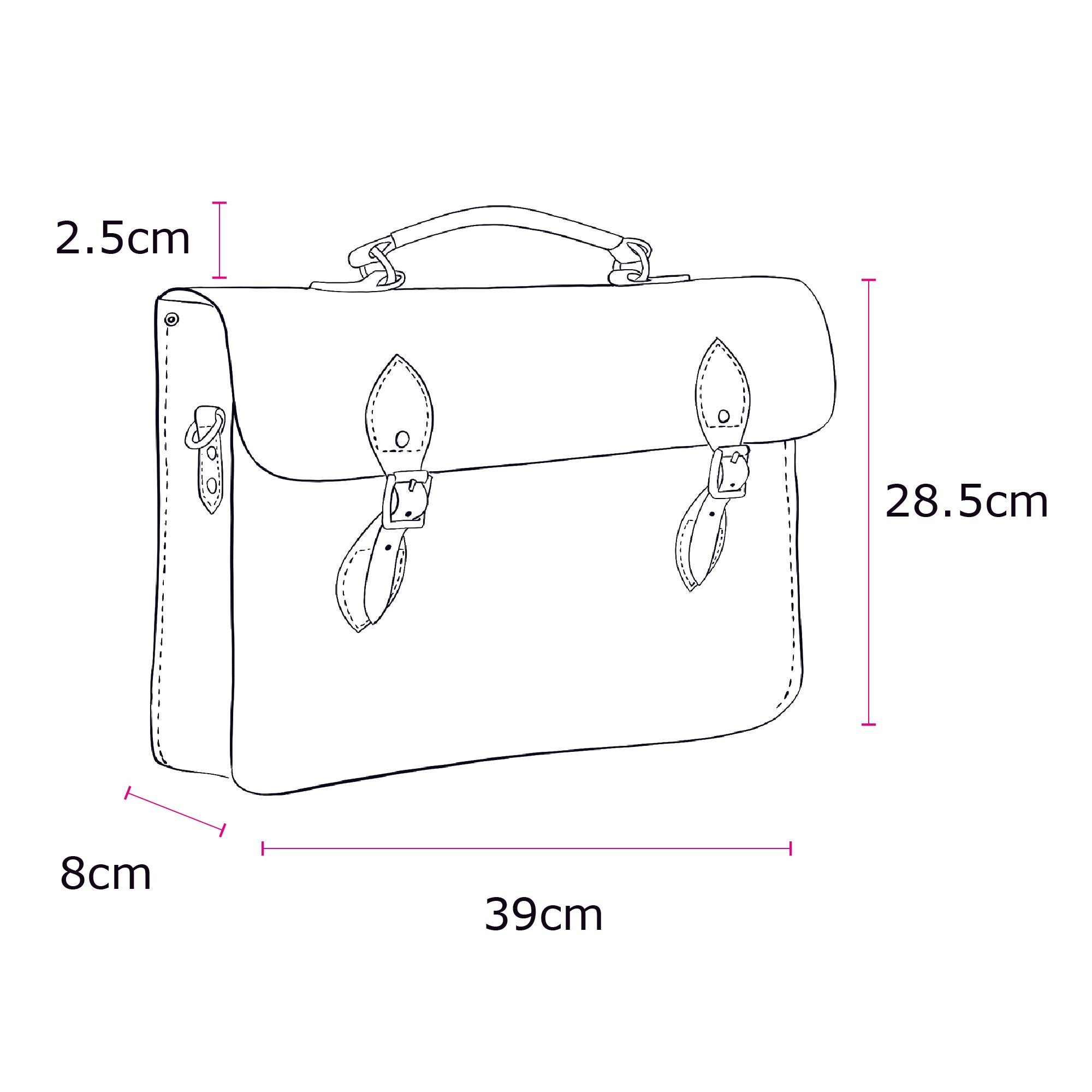 The Briefcase - Oxblood Saffaino | 【公式 】ケンブリッジサッチェル