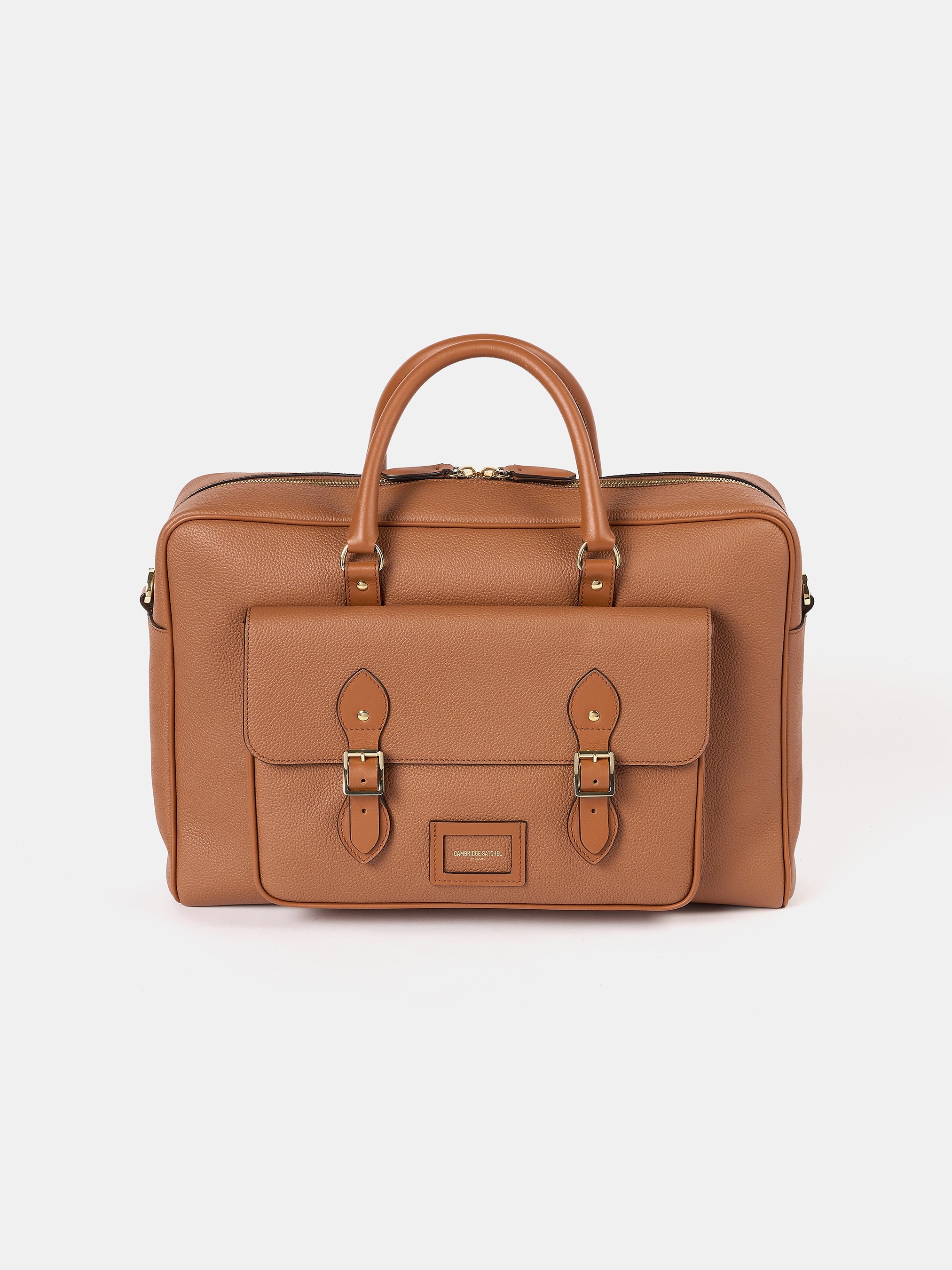 The Brief - Tan Calf Grain