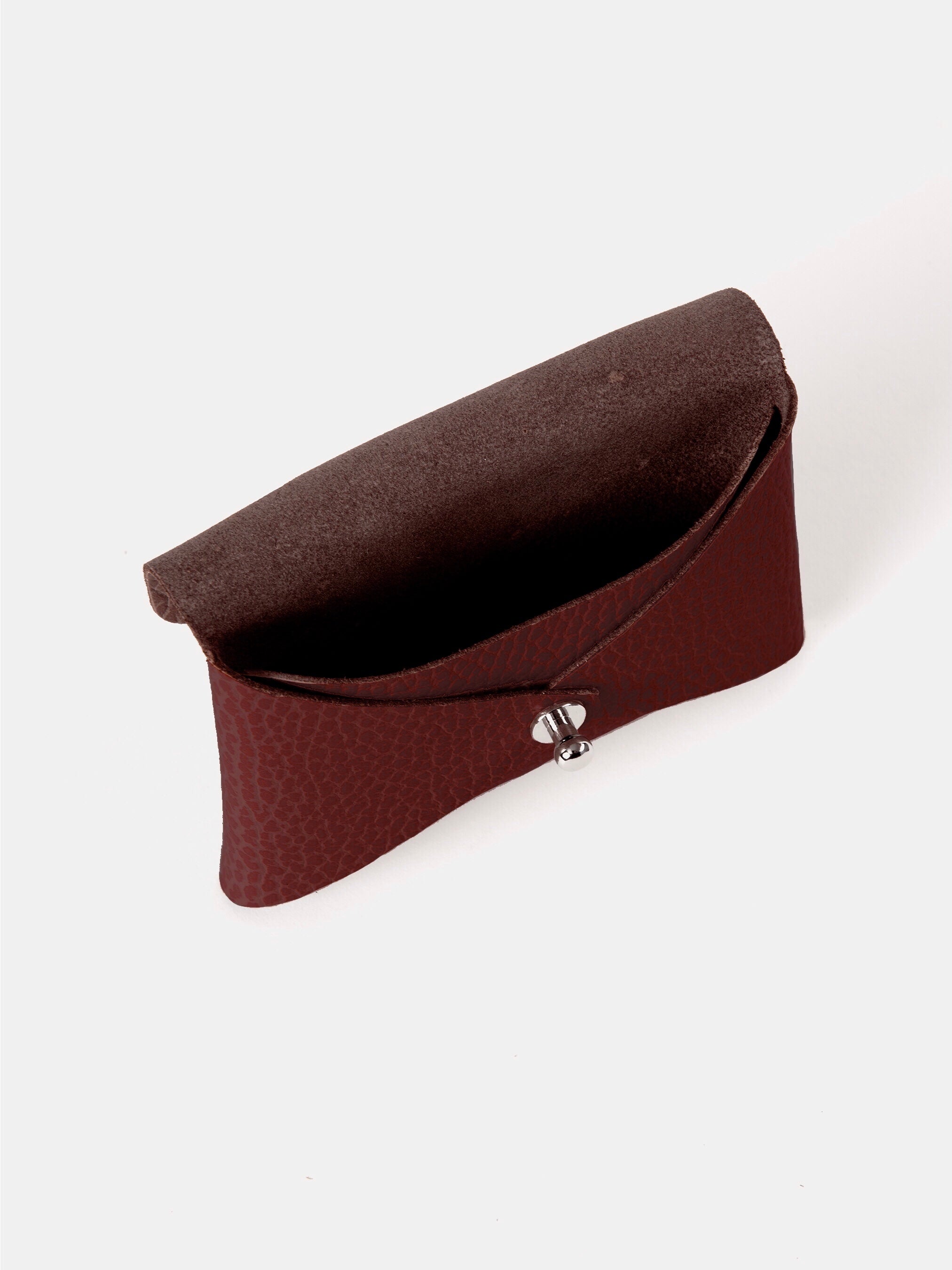 Mini Purse - Oxblood Celtic Grain