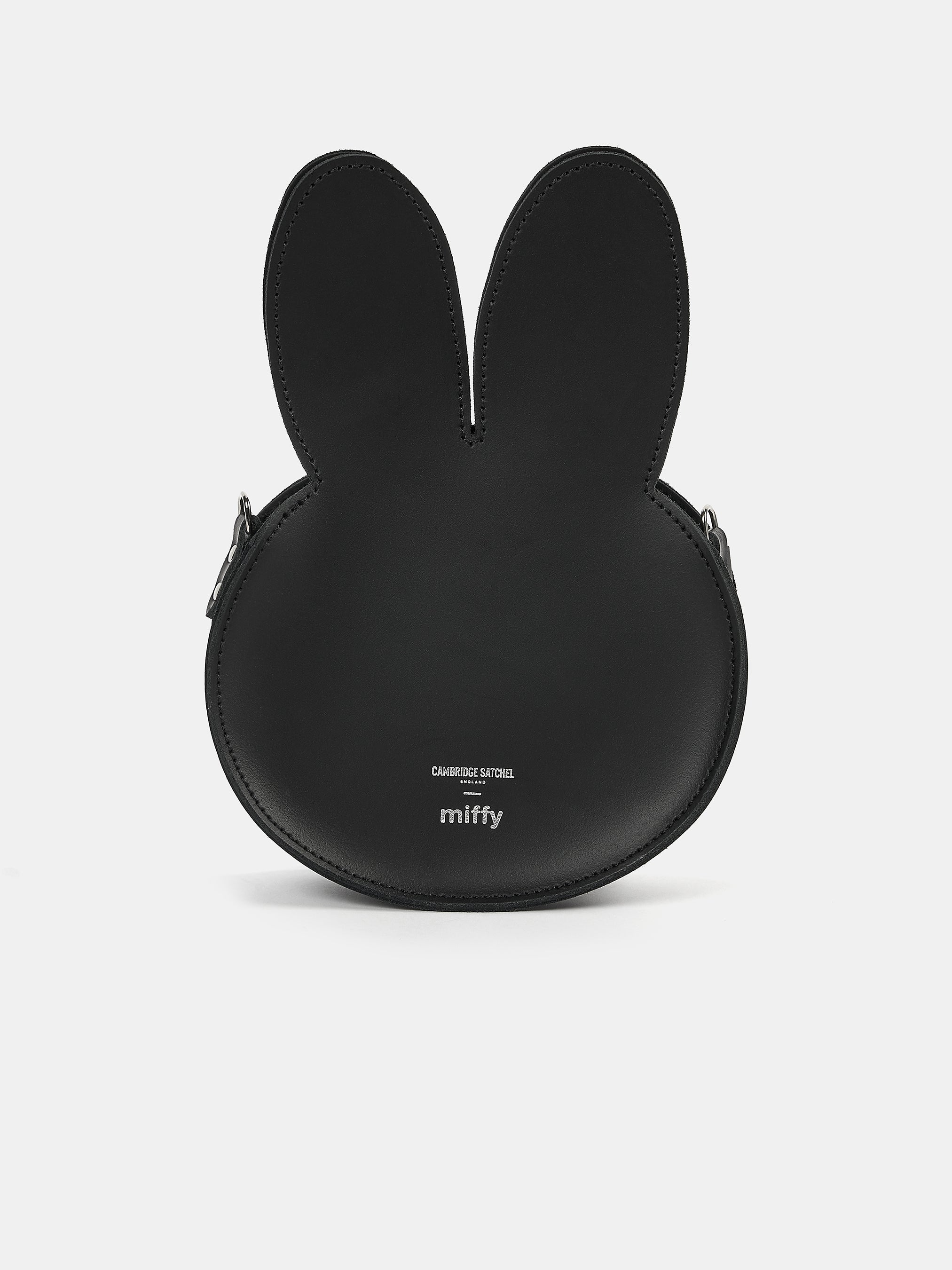 The Miffy Face Cross-Body Bag - Black and Brilliant White