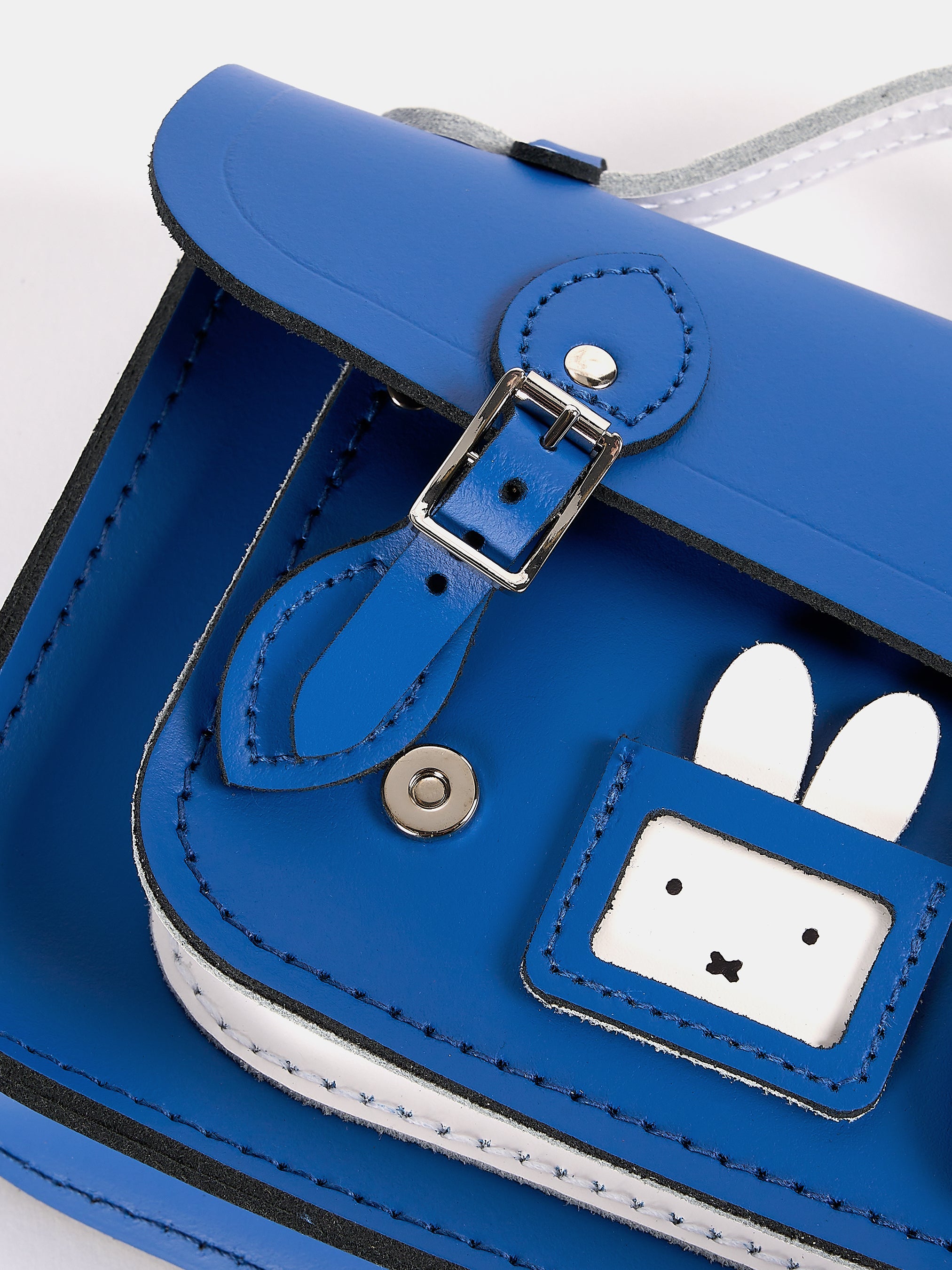 The Peekaboo Miffy Mini Satchel | Blue Designer Satchel