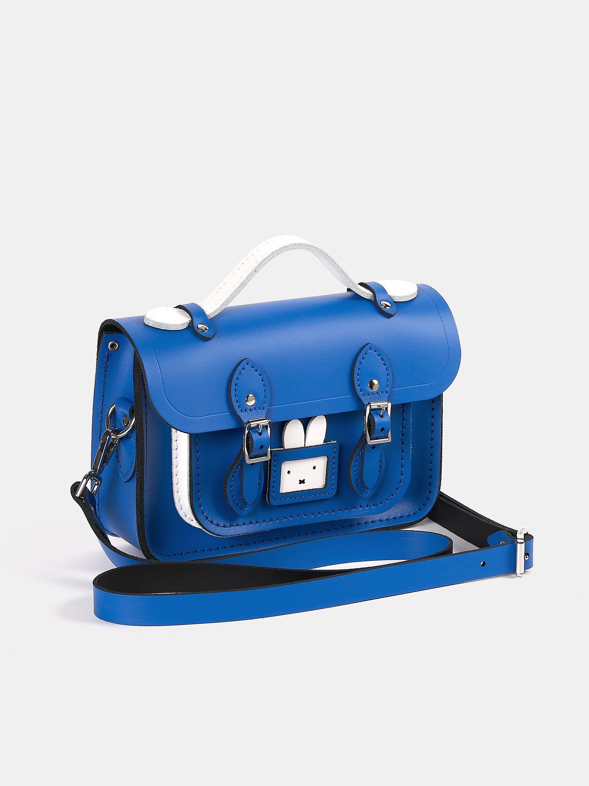 The Peekaboo Miffy Mini Satchel | Blue Designer Satchel