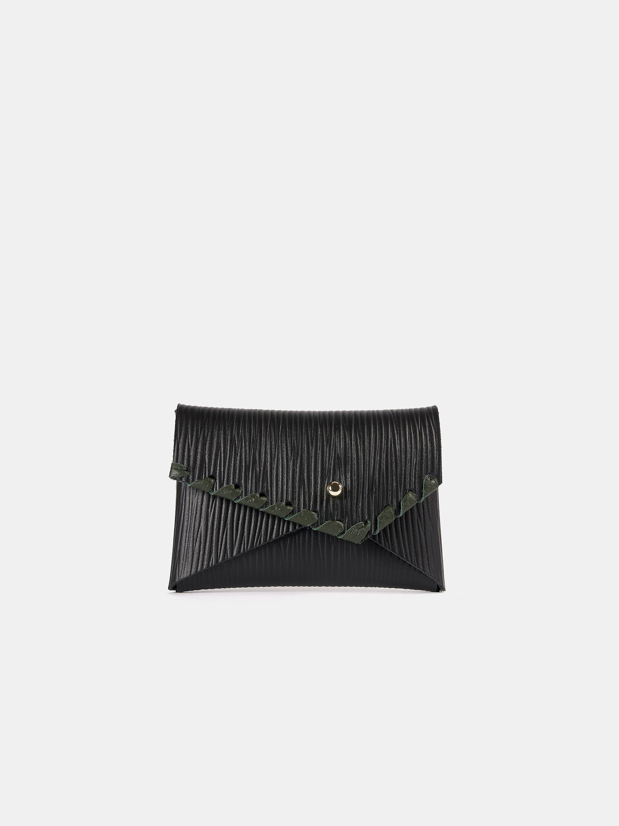 The Mini Purse - Black 1914 Grain