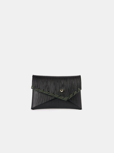 The Mini Purse - Black 1914 Grain