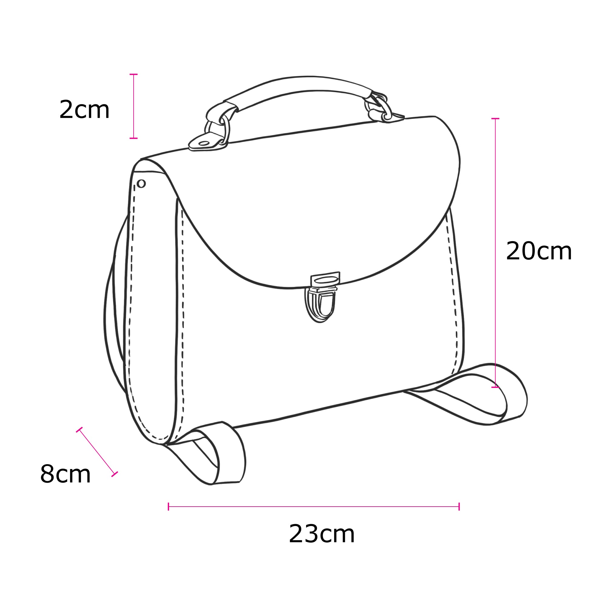 The Hello Kitty Poppy Leather Backpack in White | 【公式