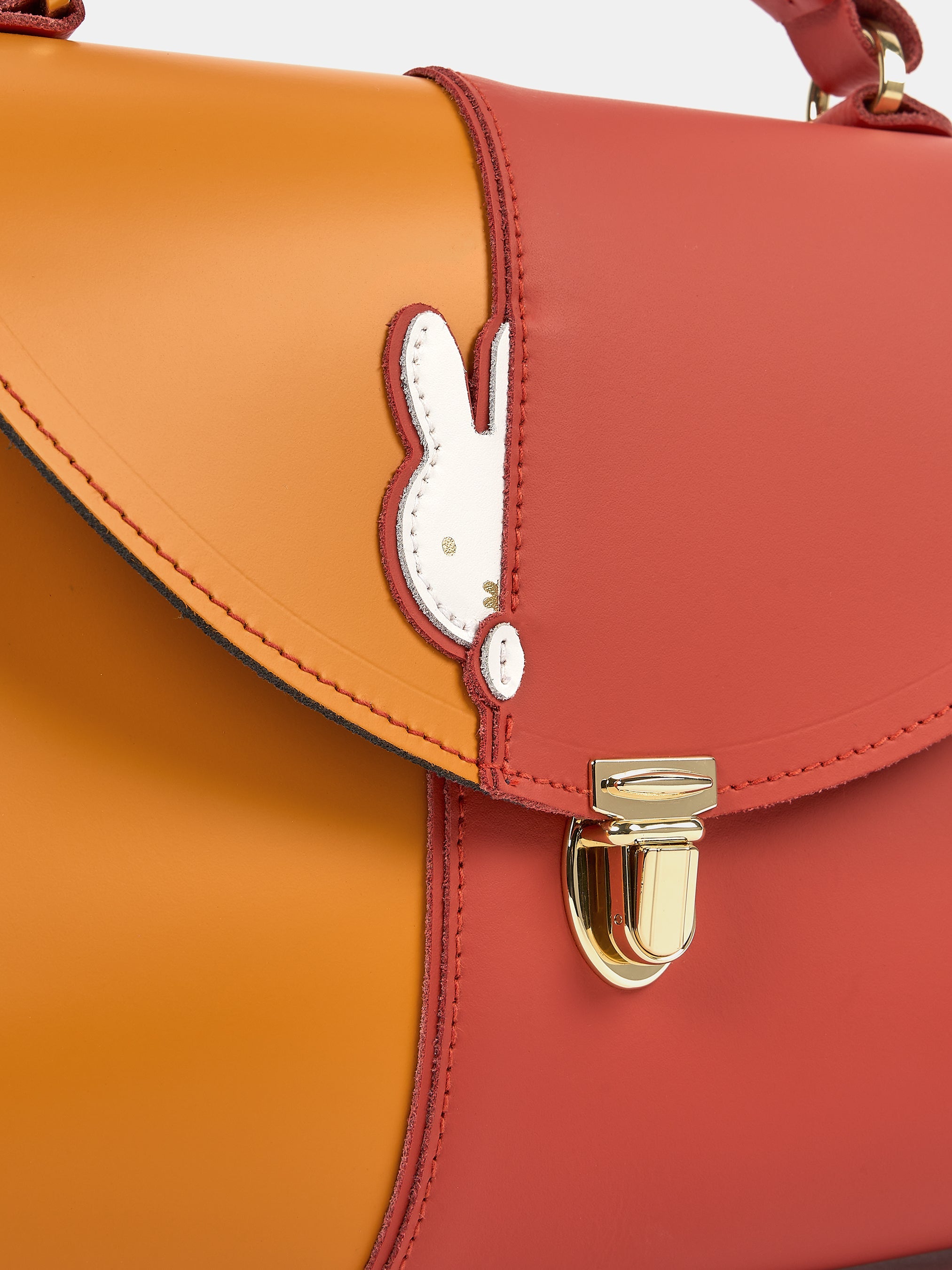 The Hiding Miffy Poppy - Carrot Orange, Windsor Tan & Brilliant White