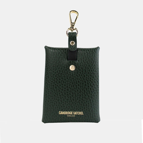 The Clip-on Pouch - Racing Green Celtic Grain