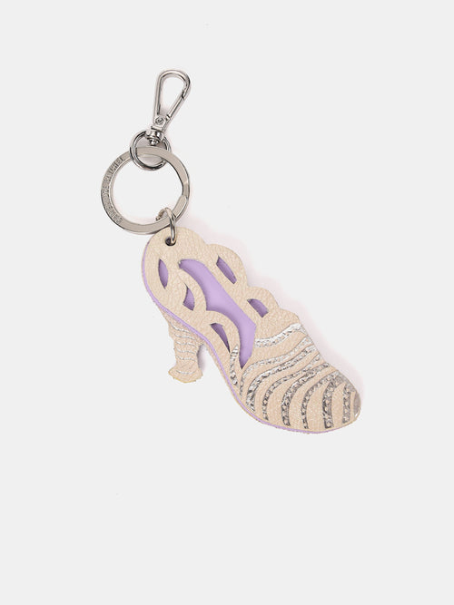 The Wicked Slipper Charm - Lovelier Lavender & Iridescent Pearl