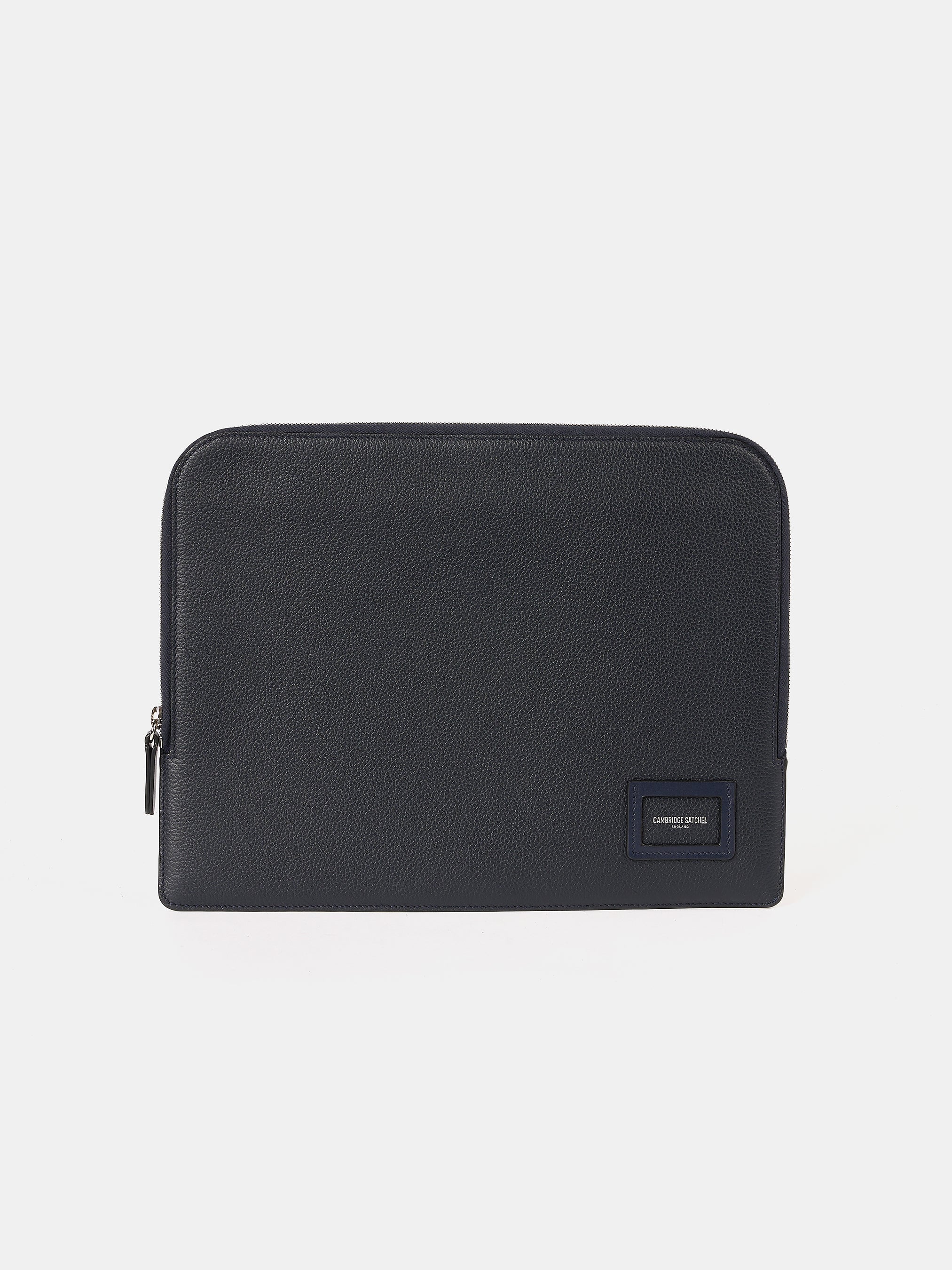 The Zipped Folio - Ink Calf Grain