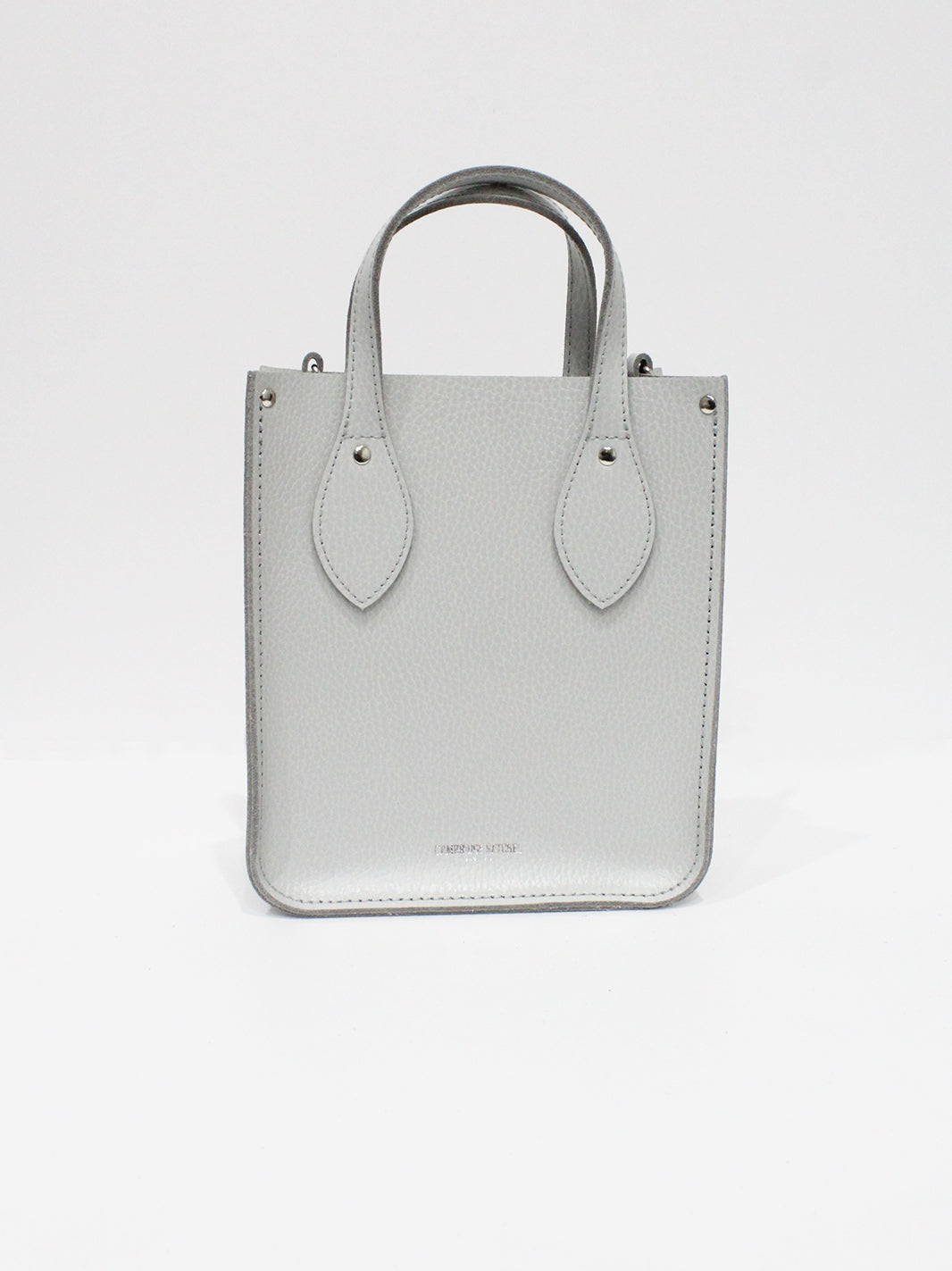 The Mini Tote -  Silver Grey Celtic Grain