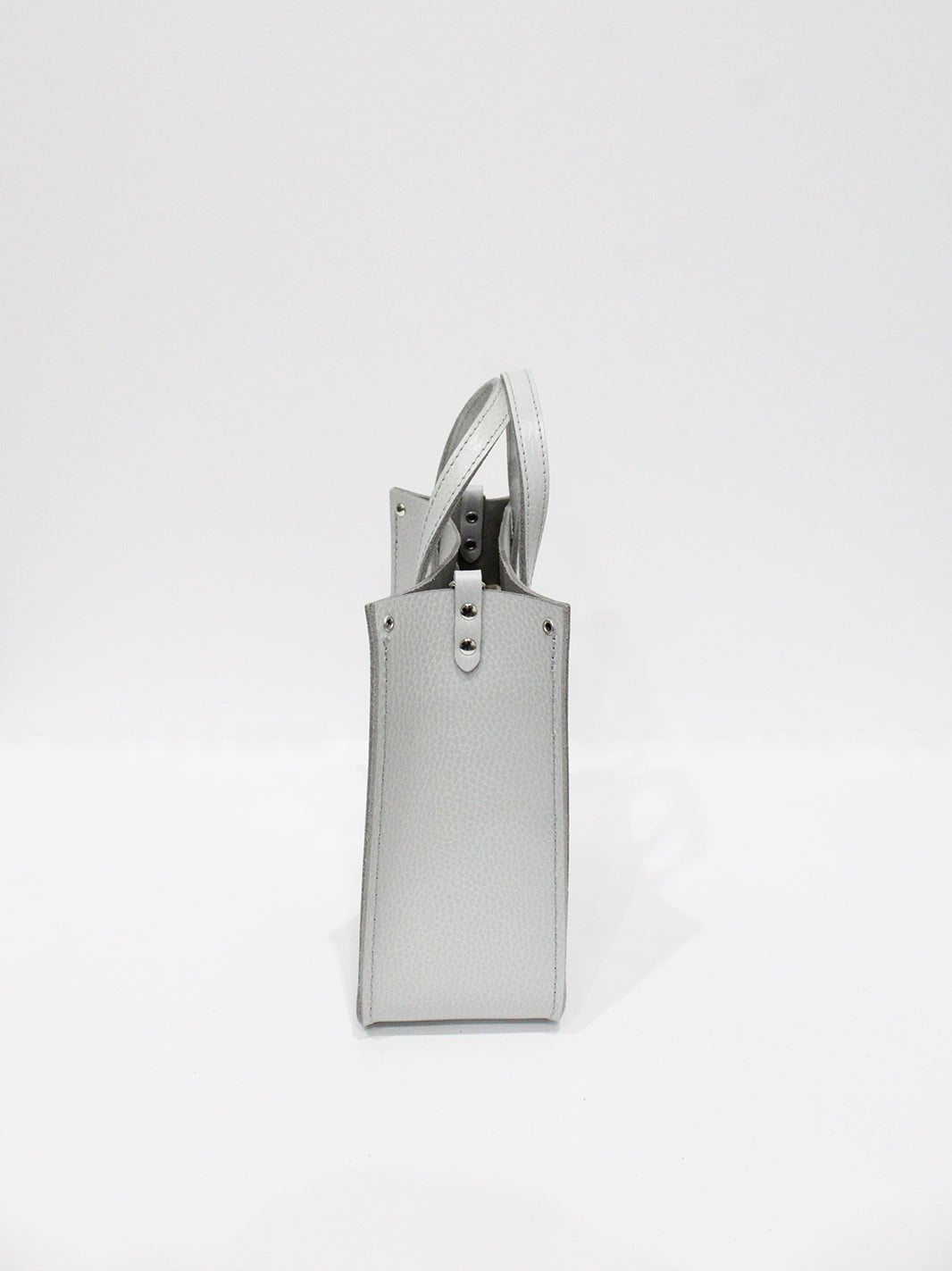 The Mini Tote -  Silver Grey Celtic Grain