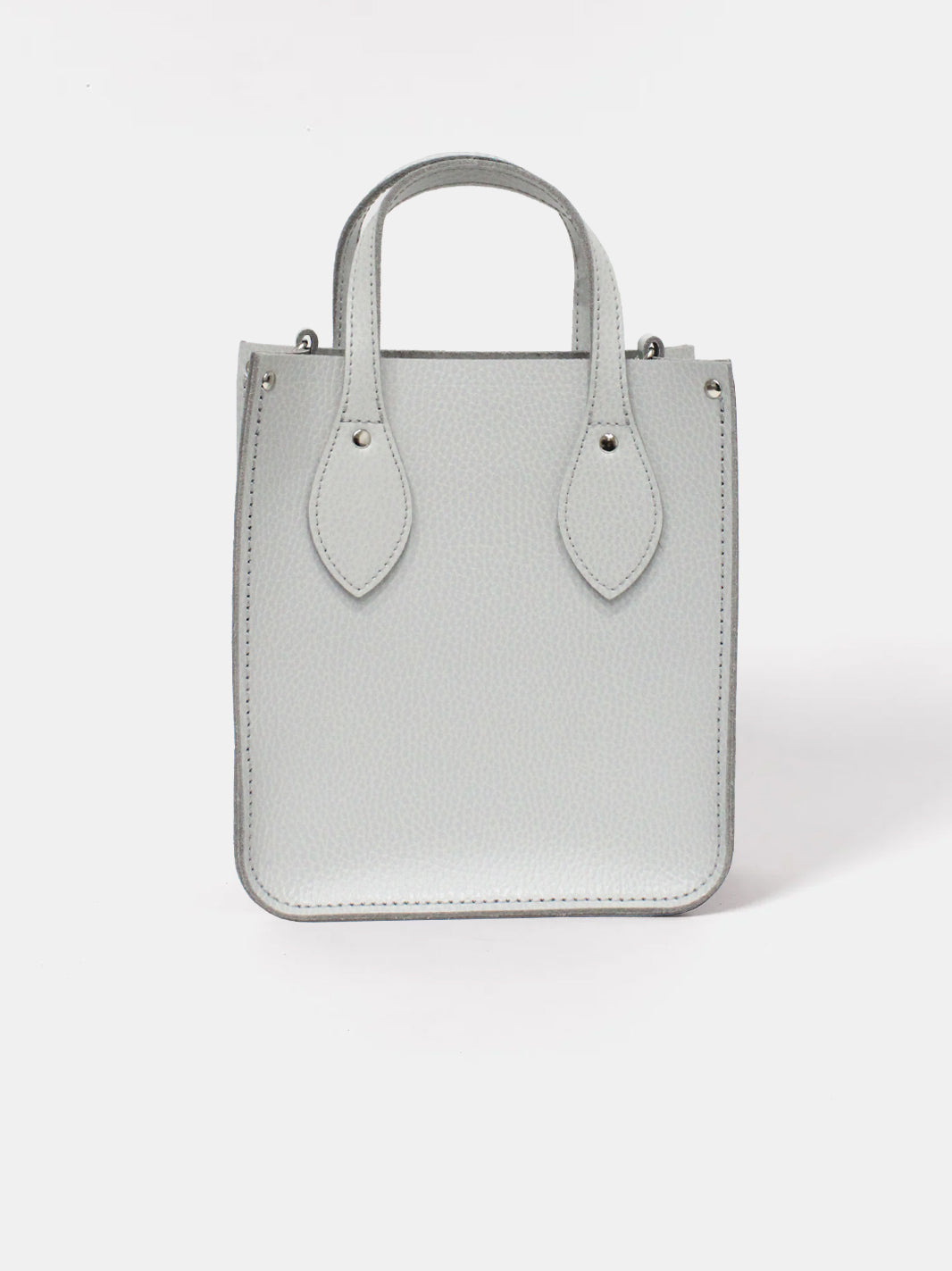 The Mini Tote -  Silver Grey Celtic Grain