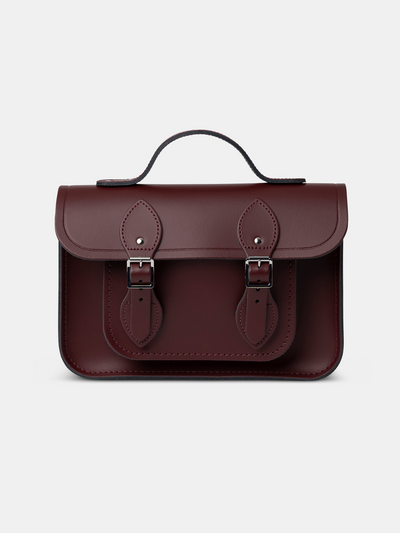 11 Inch Batchel Oxblood Leather Bag | Cambridge Satchel Co. 11 Inch Batchel Oxblood Leather Bag | Cambridge Satchel Co.