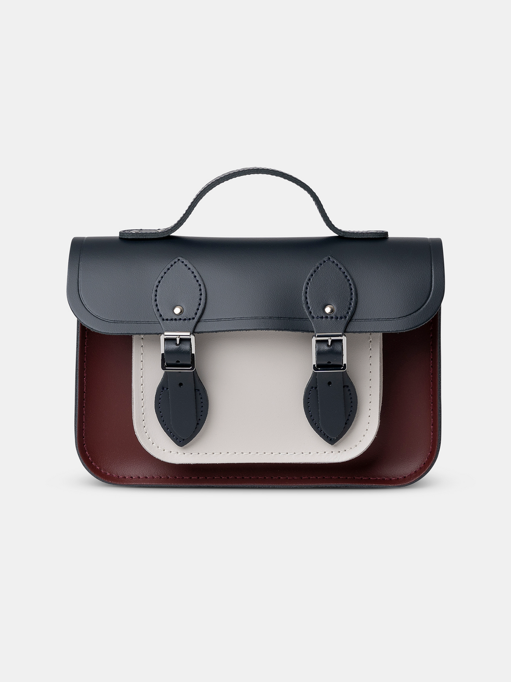 11 Inch Batchel Oxblood Leather Bag | Cambridge Satchel Co.