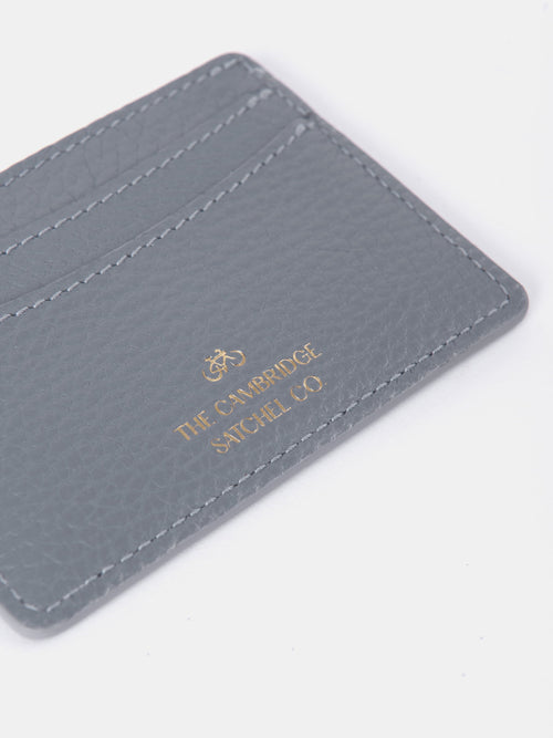 The Card Case - French Grey Calf Grain