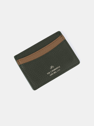 The Card Case - Ivy Calf Grain & Havana Calf Grain