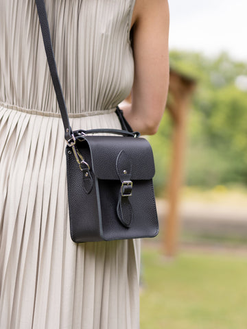 The Binocular Bag - Black Celtic Grain